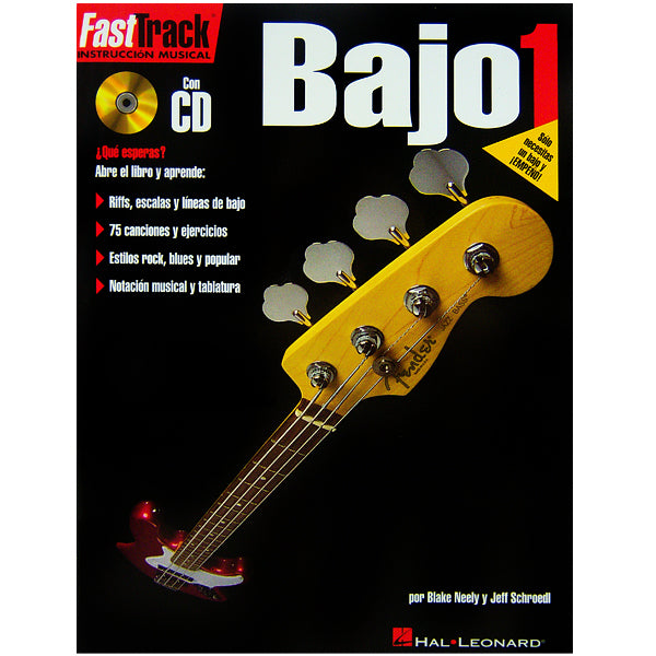 Método Fast Track para Bajo Eléctrico Vol.1 HL00695596 Hal Leonard