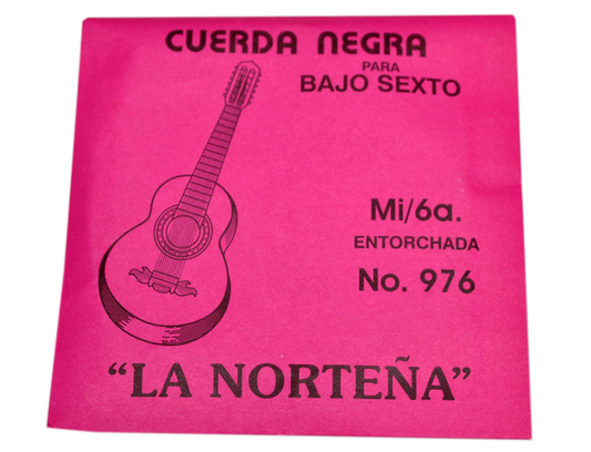 6ta Cuerda para Bajo Sexto 976 La Norteña