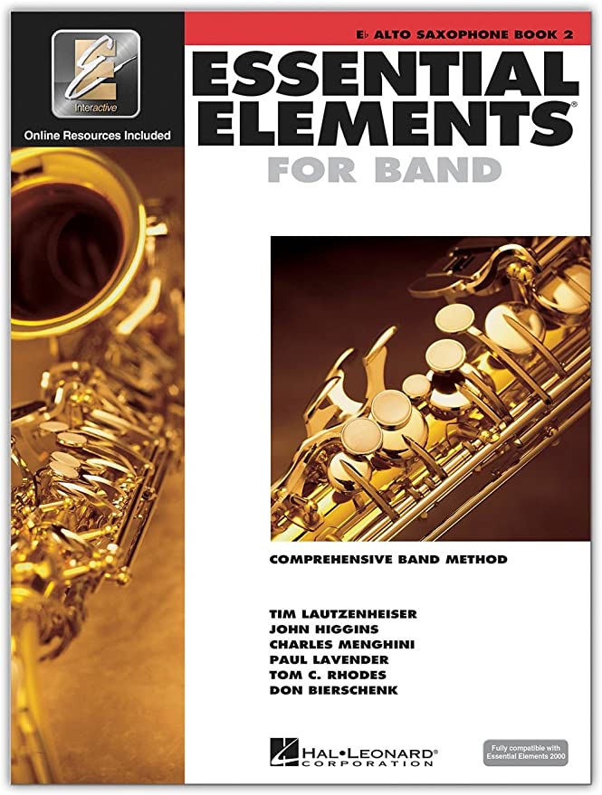 Método para Saxofón Alto Essential Elements Vol.2 HL00862594 Hal Leonard