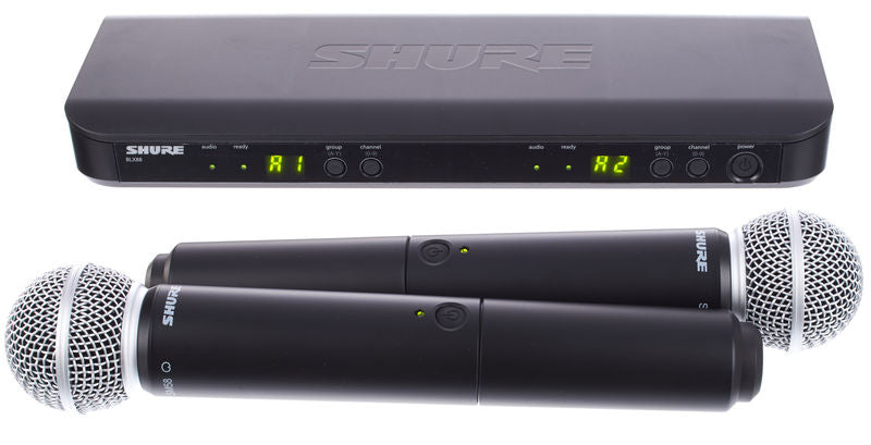 Sistema Vocal Inalámbrico Dual BLX288/SM58 Shure