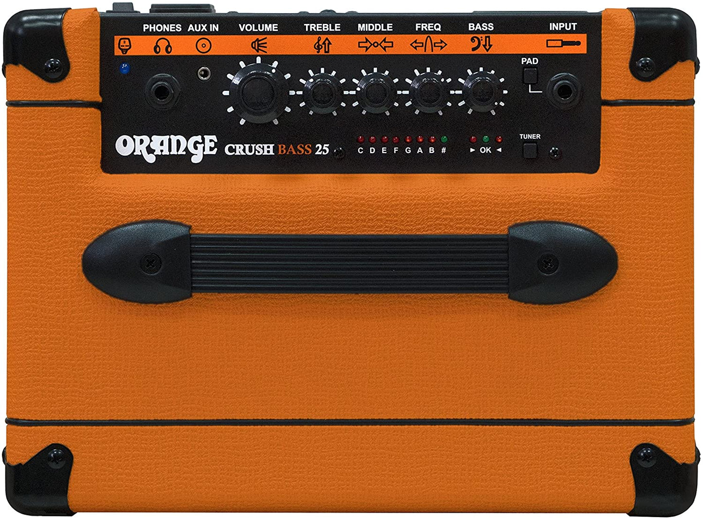 Combo para Bajo Eléctrico 25W CRUSHBASS25 Orange