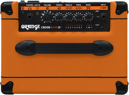 Combo para Bajo Eléctrico 25W CRUSHBASS25 Orange