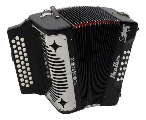 Acordeón de Botones Diatónoco “Compadre” SOL-DO-FA A48241 Hohner