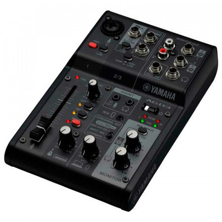 Interface con Audífonos y Micrófono AG03MK2BLSPK Yamaha