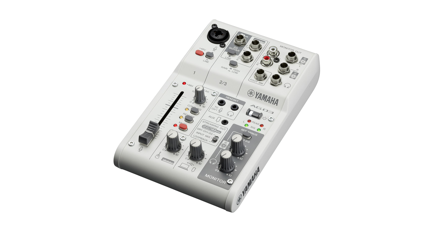 Mezcladora para Streaming AG03MK2 Yamaha