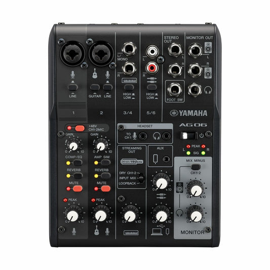 Interface de Audio AG06MK2B Yamaha