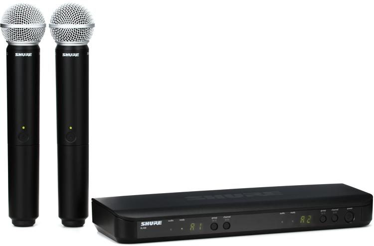 Sistema Vocal Inalámbrico Dual BLX288/SM58 Shure