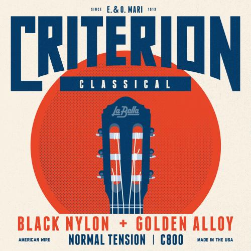 Encordadura Criterion para Guitarra Acústica C800 La Bella