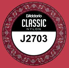3ra Cuerda Nylon para Guitarra Acústica J2703 D'Addario