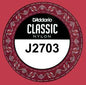 3ra Cuerda Nylon para Guitarra Acústica J2703 D'Addario