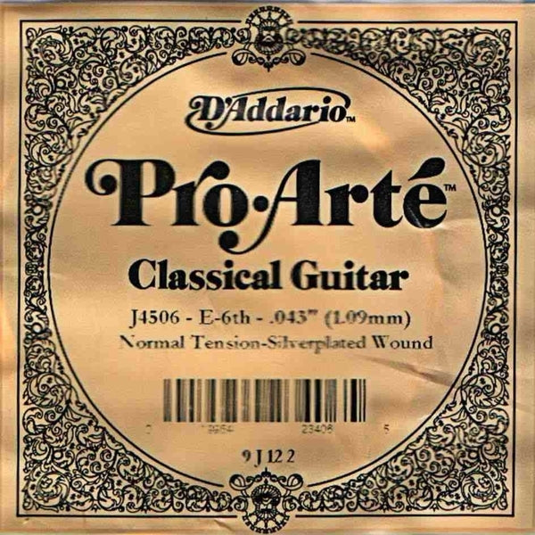 6ta Cuerda para Guitarra Clásica J4506 D'Addario