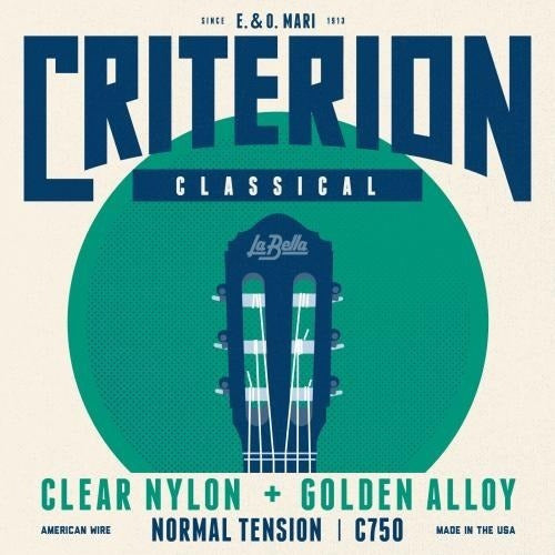 Encordadura Nylon Criterion para Guitarra Clásica C750 La Bella