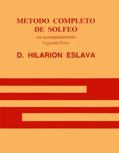 Método Completo de Solfeo Segunda Parte ESL2 Editapsol