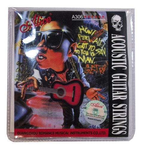 Cuerda Suelta para Guitarra Acústica Acero A306XL- Alice