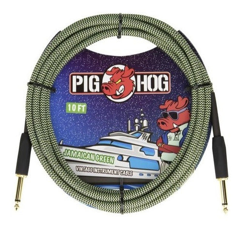 Cable para Instrumento Jamaican Green PCH10JGR Pig Hog