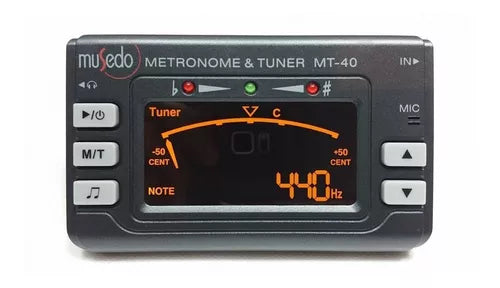 Metrónomo Afinador Cromático MT-40W Musedo