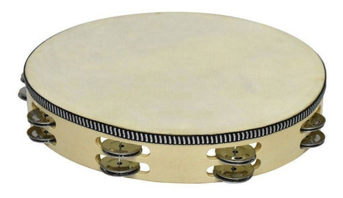 Pandero de Madera con Parche CPPN Copacabana