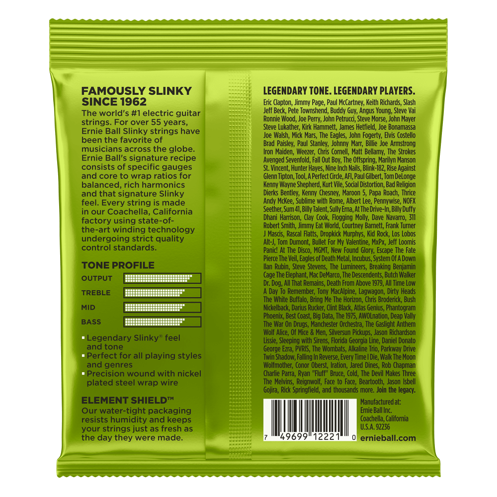 Encordadura para Eléctrica Regular Slinky 2221 Ernie Ball