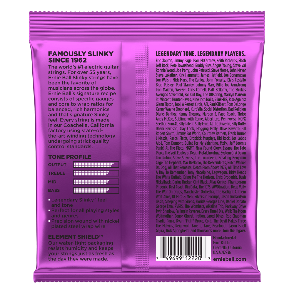 Encordadura para Eléctrica Power Slinky 2220 Ernie Ball