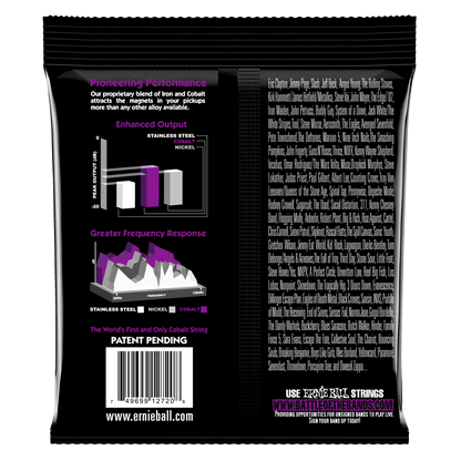 Encordadura para Eléctrica Power Slinky Cobalt 2720 Ernie Ball