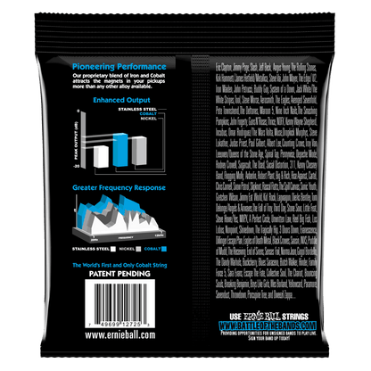 Encordadura para Eléctrica Extra Slinky Cobalt 2725 Ernie Ball