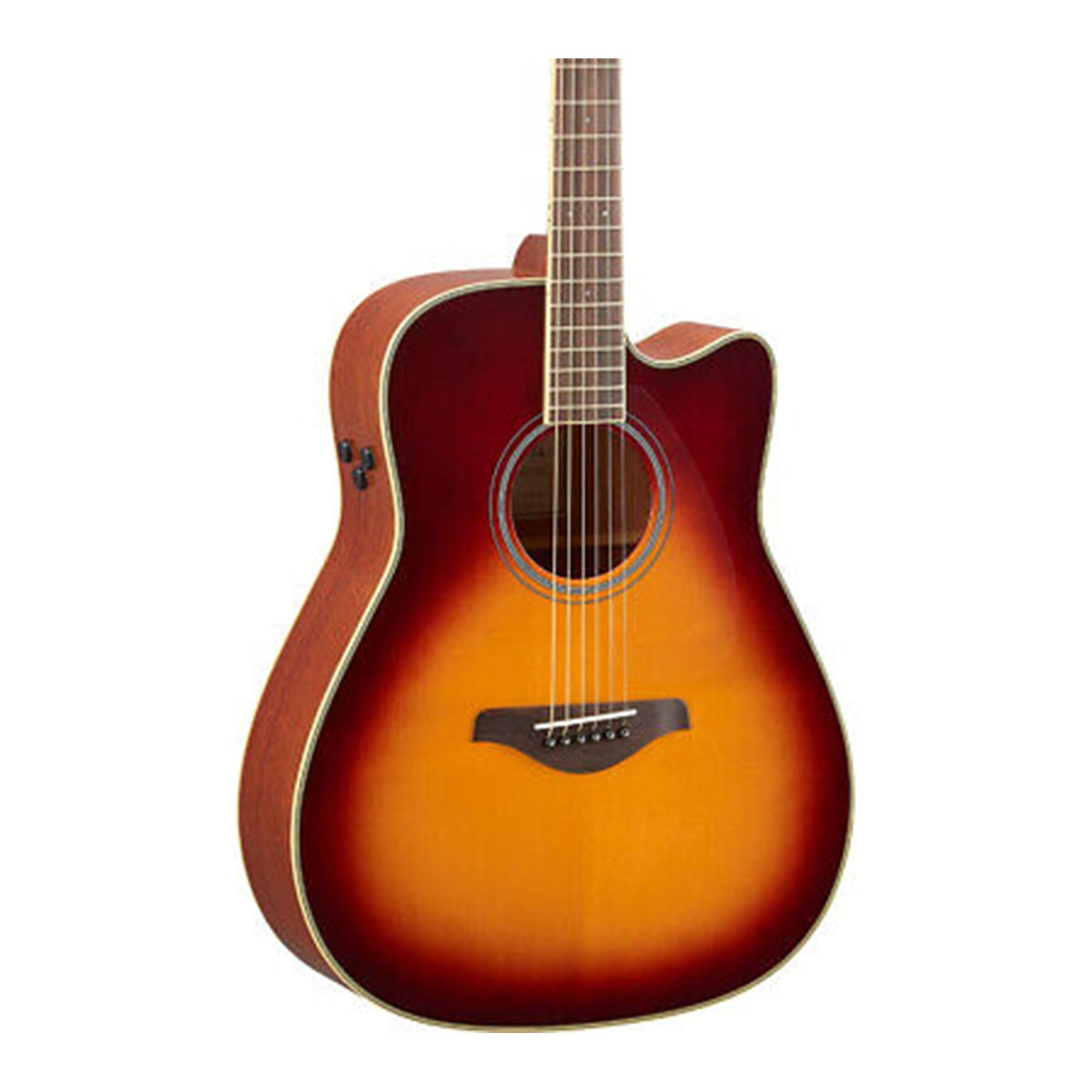 Guitarra Electroacústica Cuerdas de Acero Pastilla Activa FGC Yamaha