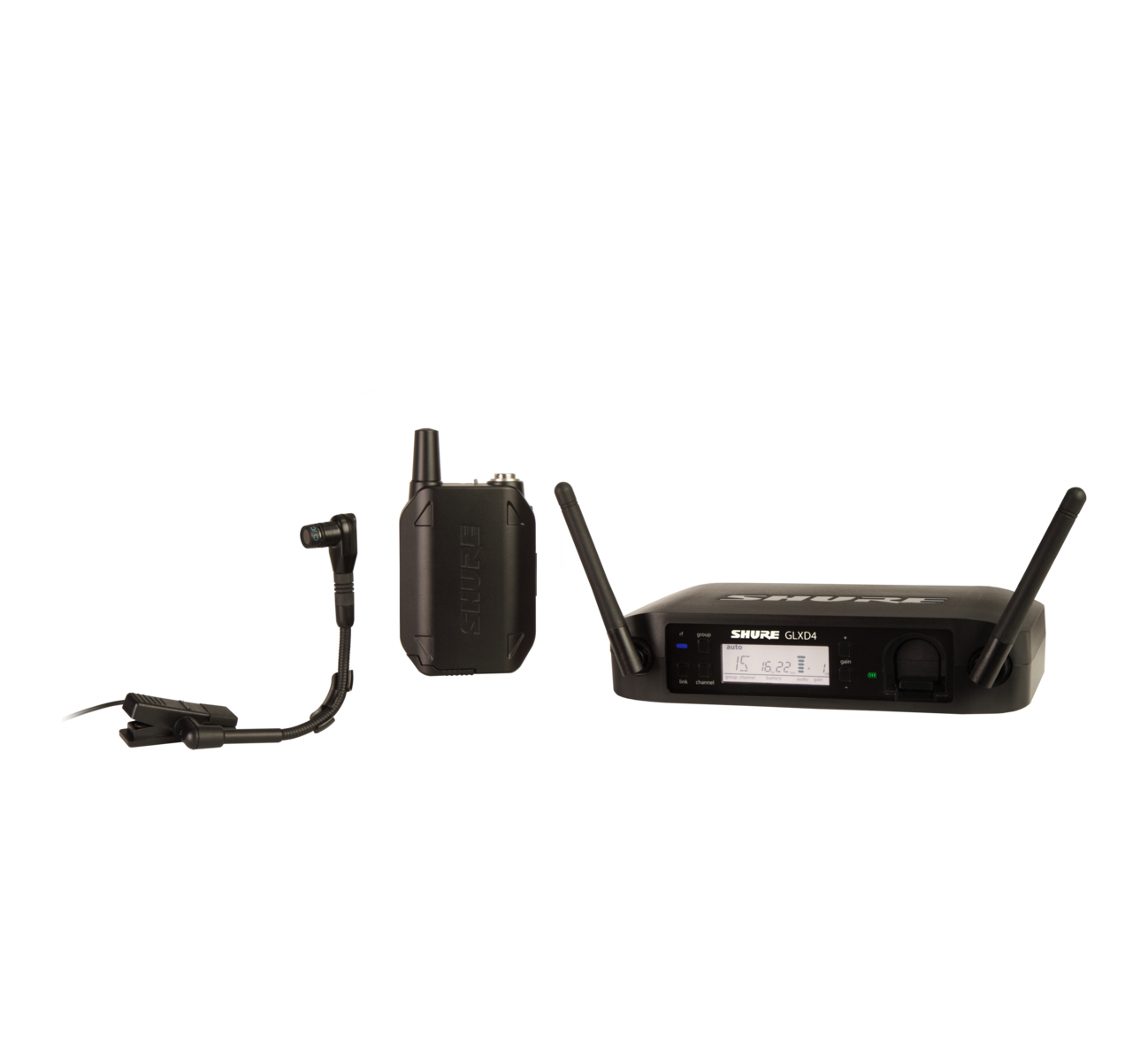Sistema Inalámbrico Digital para Instrumento GLXD14/B98 Shure