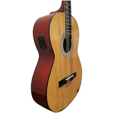 Guitarra Electroacústica Cuerdas de Nylon Pastilla Pasiva G-01E1 Catala