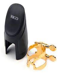 Cubre Boquilla con Abrazadera para Saxofón Alto HAS1G Rico
