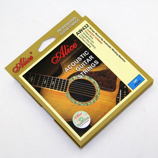 Encordadura de Acero para Guitarra AW432SL Alice