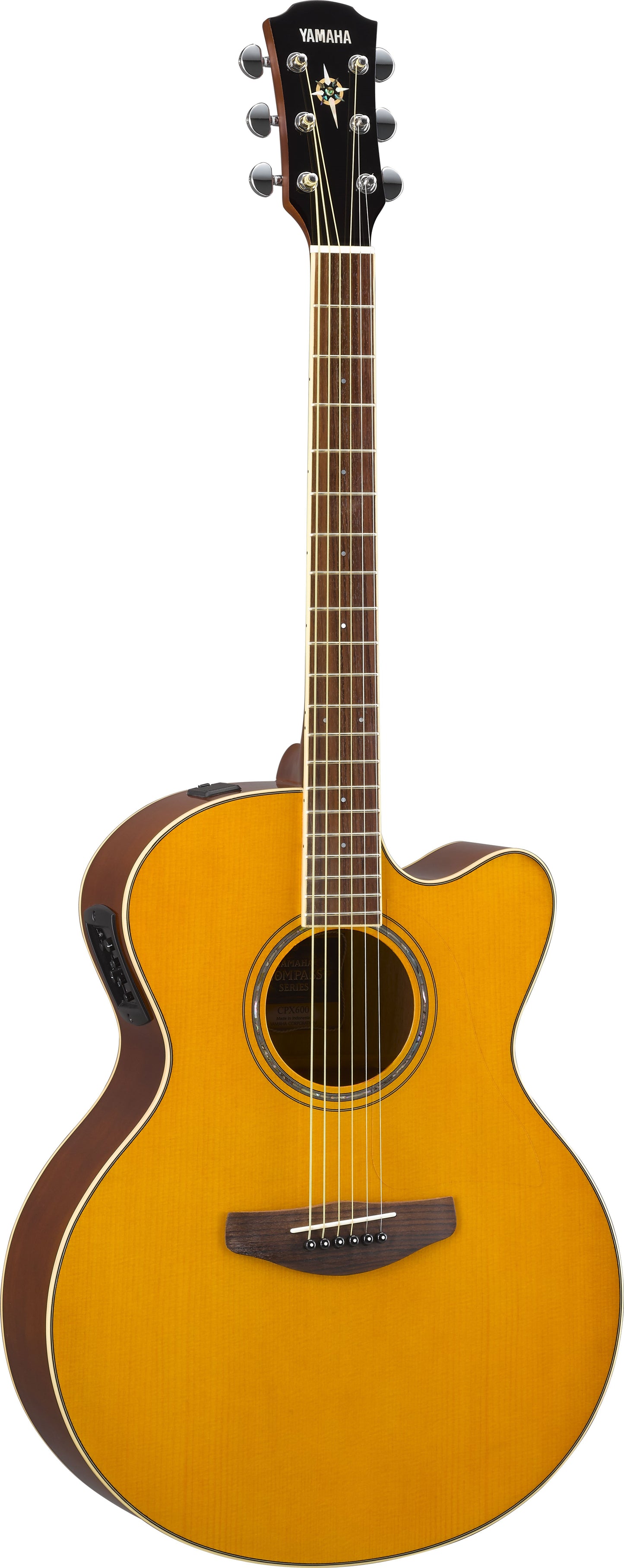 Guitarra Electroacústica Cuerdas de Acero Pastilla Activa CPX600 Yamaha