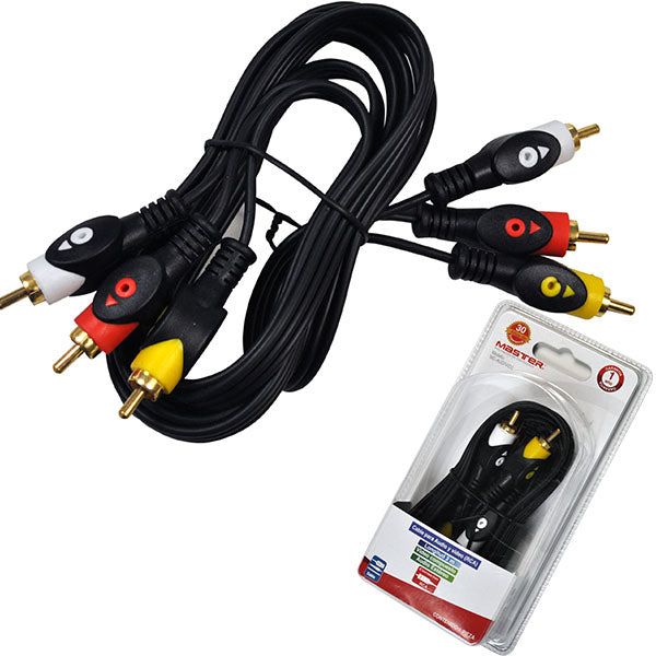 Cable de RCA para Audio y Video MC-AUD/VID2 Master