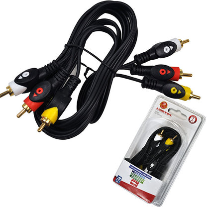 Cable de RCA para Audio y Video MC-AUD/VID2 Master