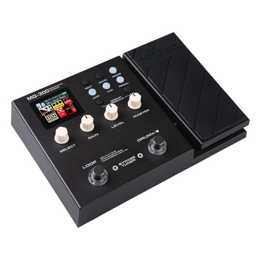 Pedalera Procesador de Efectos para Guitarra Eléctrica MG-300 Nux