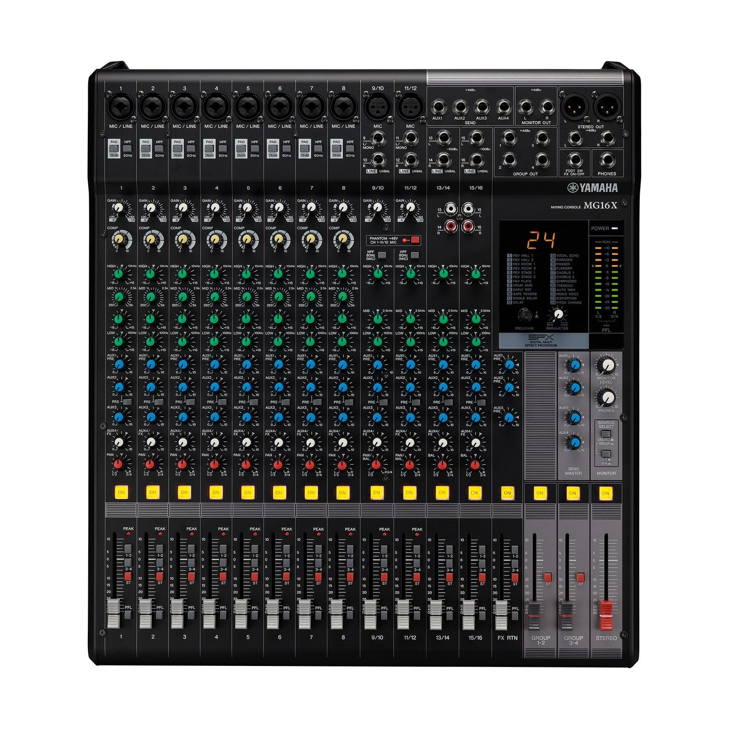 Mezcladora 16 Canales MG16XCV Yamaha
