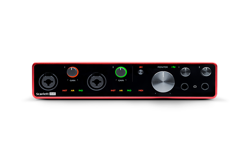 Interface de Audio SCARLETT8i6 Focusrite