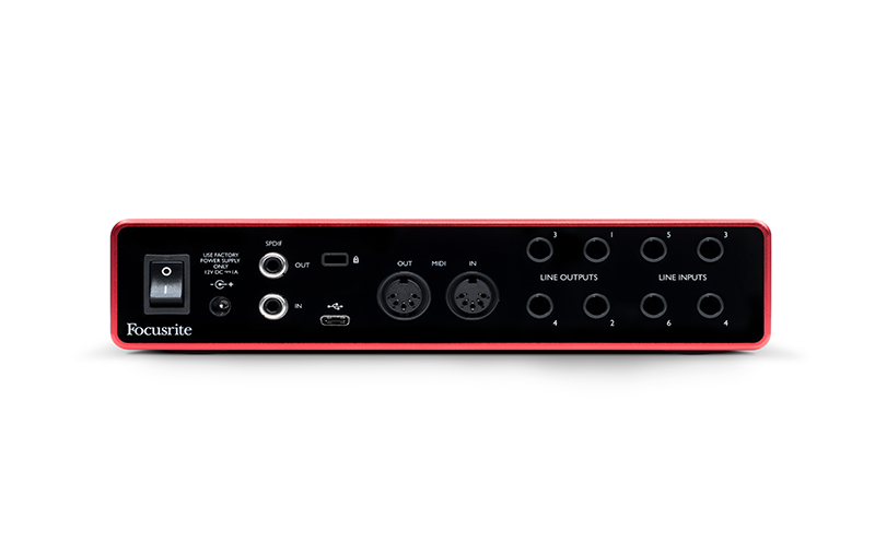 Interface de Audio SCARLETT8i6 Focusrite