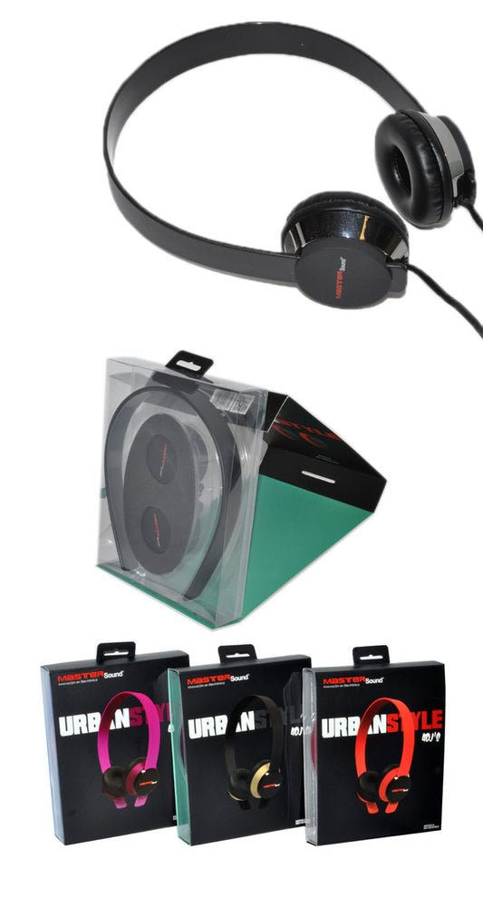 Audífonos Desmontables MS-HEADBLACK Master