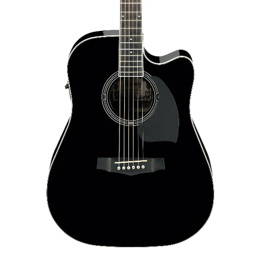 Guitarra Electroacústica Cuerdas de Acero Pastilla Activa PF15ECE Ibanez
