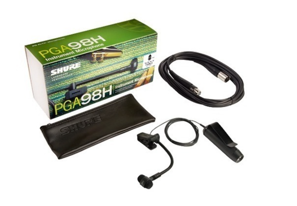 Micrófono Condensador Cardioide para Instrumento PGA98H- XLR Shure