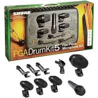 Juego de Microfonos para Batería de 5 Piezas PGADRUMKIT5 Shure