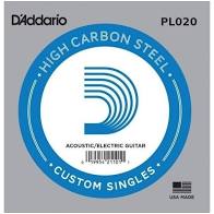 4ta Cuerda para Guitarra Eléctrica PL020 D'Addario