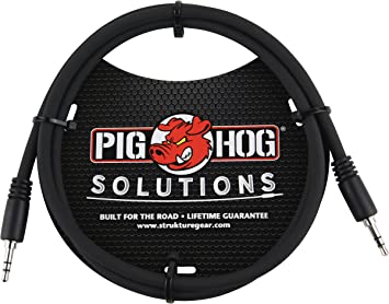 Cable Auxiliar Plug 3.5mm A 3.5mm 91cm PX-T3503 Pig Hog