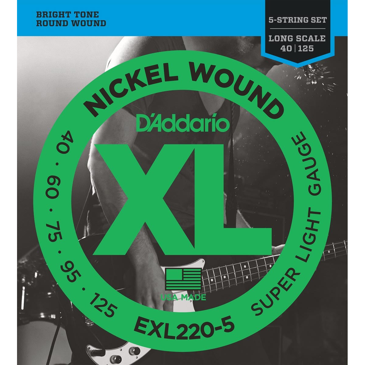 Encordadura para Bajo EXL-220-5 D'addario