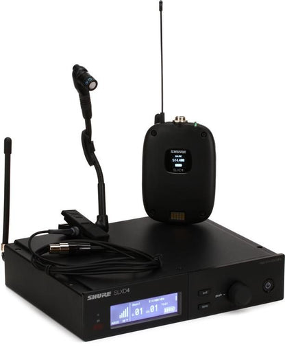 Sistema Inalámbrico con Transmisor Bodypack para Instrumento SLXD14/98H Shure
