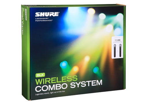 Sistema Inalámbrico Dual para Voz BLX288/PG58 Shure
