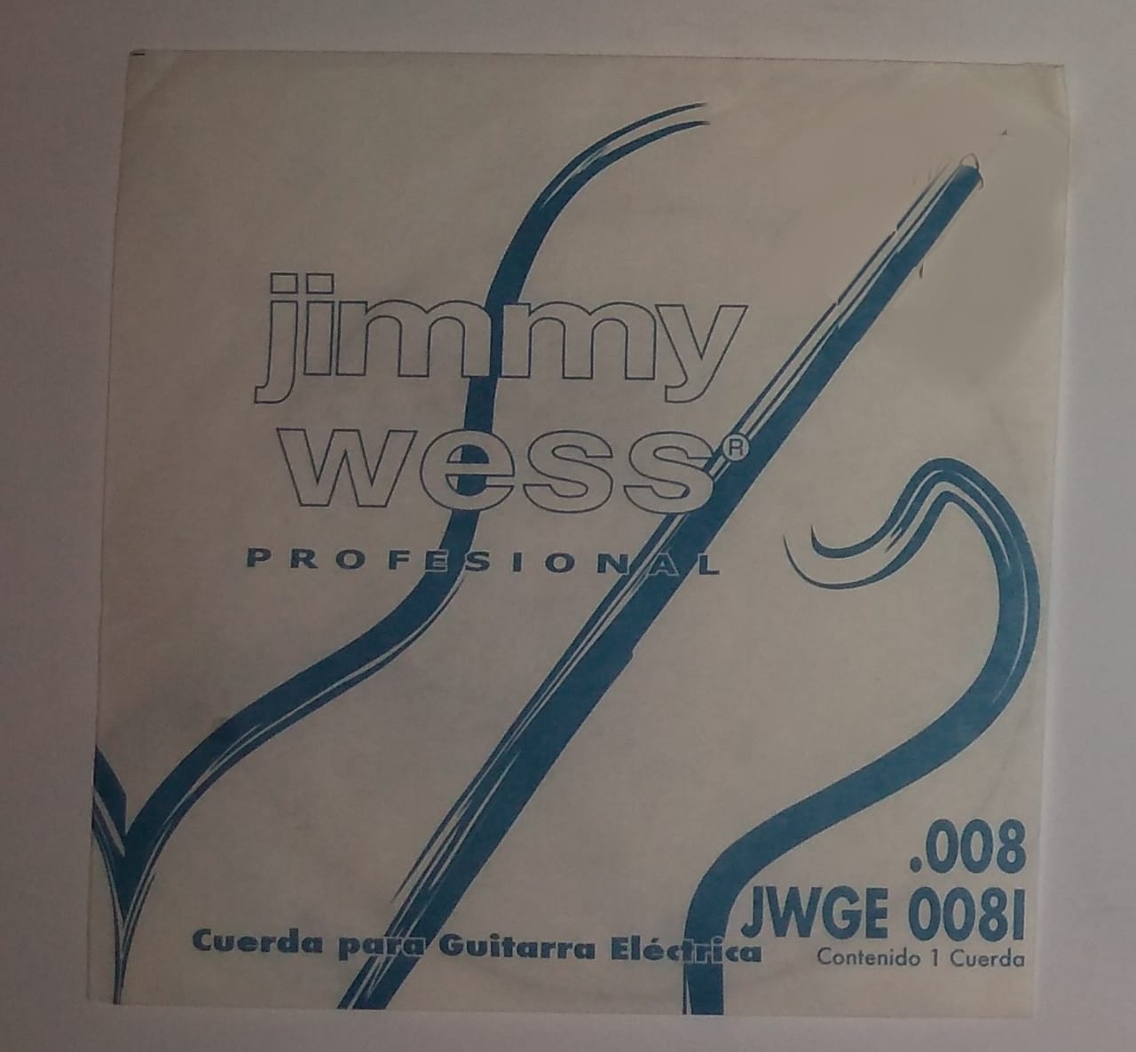 1ra Cuerda para Guitarra Eléctrica WA08 Jimmy Wess