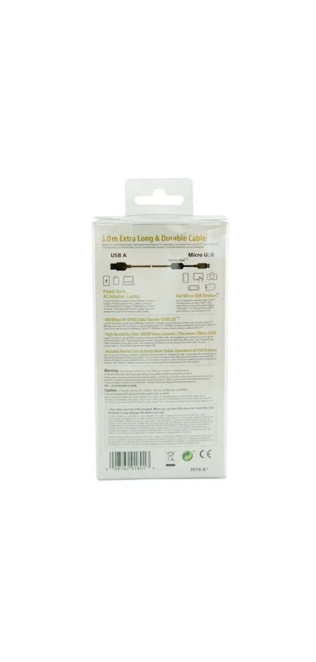 Cable USB a Micro USB OF-AB300/WC Sony