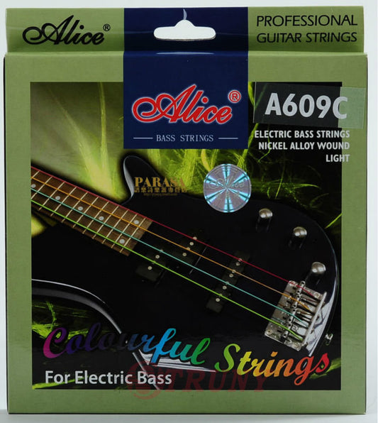 Encordadura para Bajo Eléctrico Colores A609C Alice