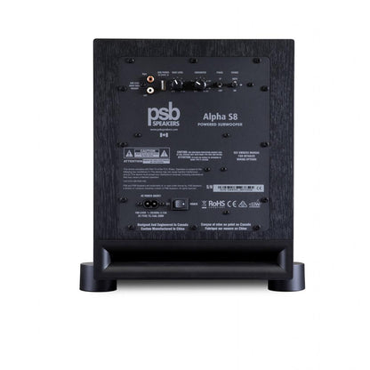 Subwoofer Activo 8" ALPHA S8 (BLK) PSB